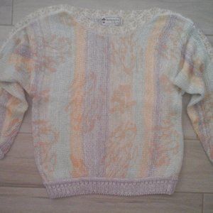 La Squadra Monte Carlo Multi Color Pastel Italian Knit   Size S